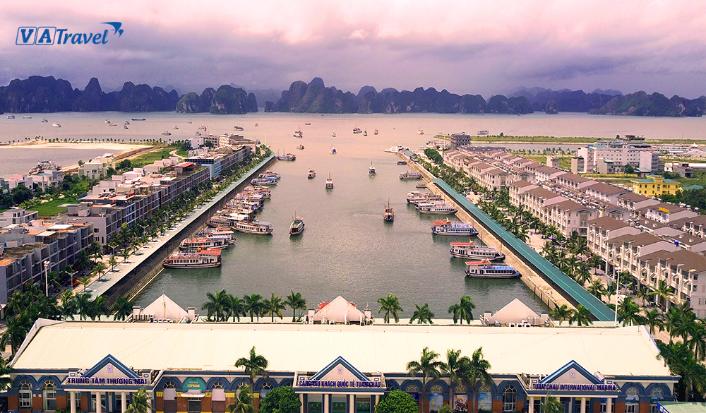 Hệ thống bến cảng tại khu du lịch quốc tế Tuần Châu