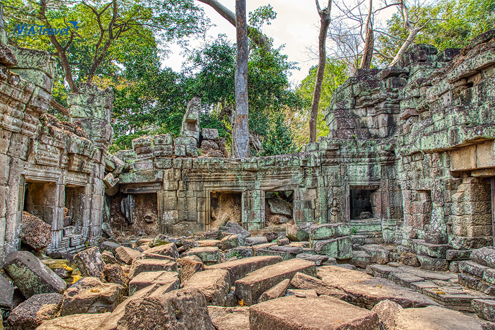Vẻ đẹp cổ kính đền Preah Khan