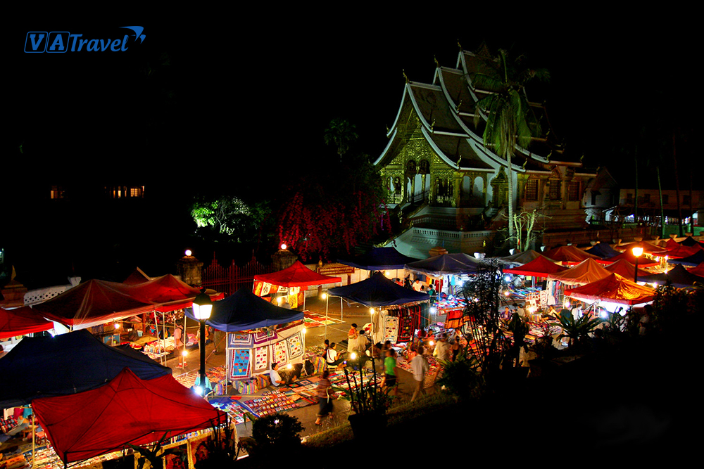 Vui chơi mua sắm tại chợ đêm Luang Prabang
