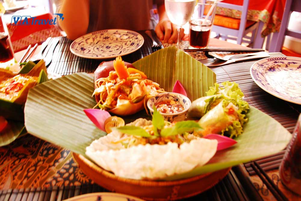 Nền ẩm thực tại Angkor Wat với nhiều món ăn lạ miệng vô cùng phong phú