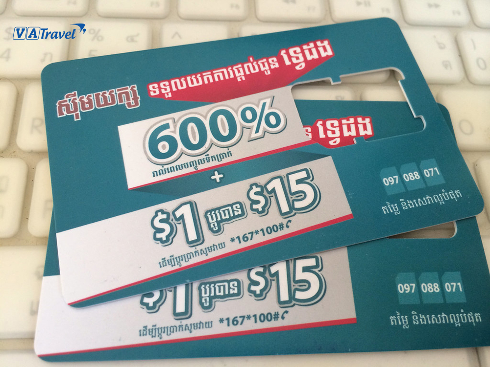 Lựa chọn thẻ sim khi đi du lịch Campuchia